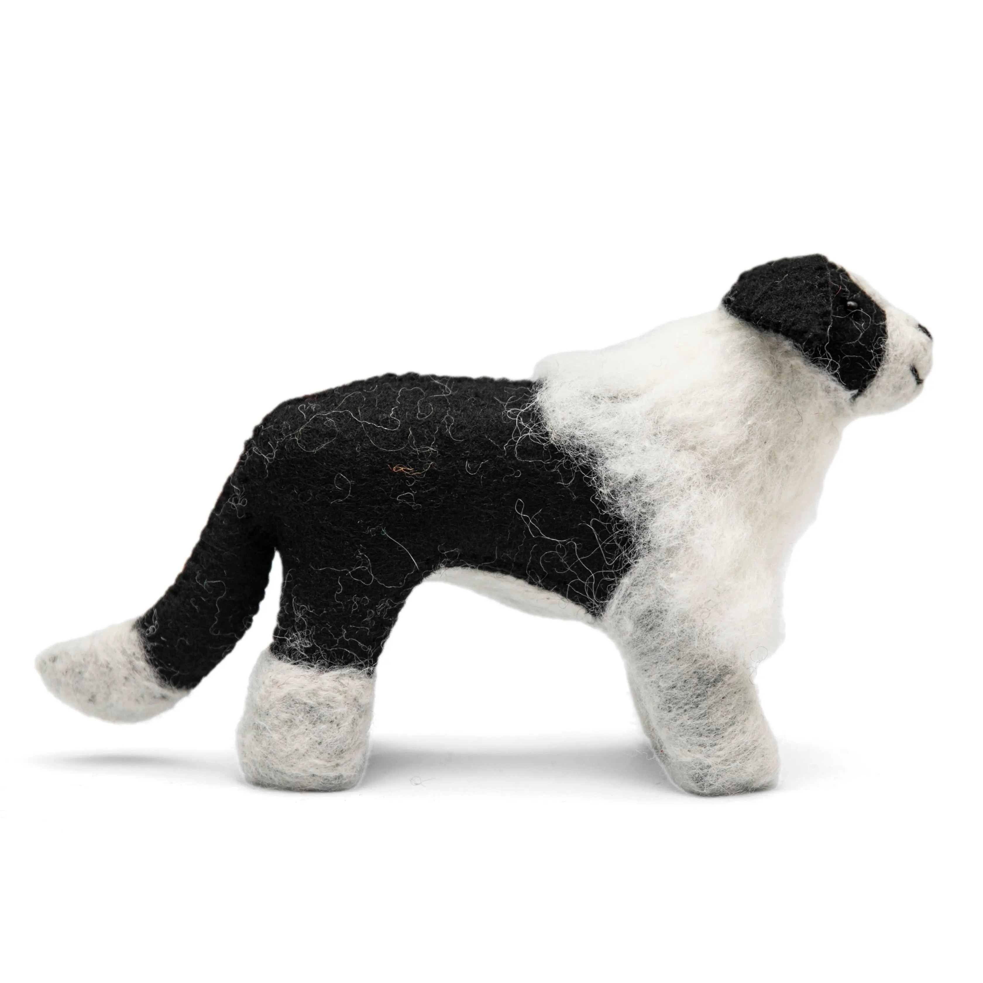 Landseer Dog Playful Bliss with Our Needle Felt Toy  - Perfect Gift - 2 pcs