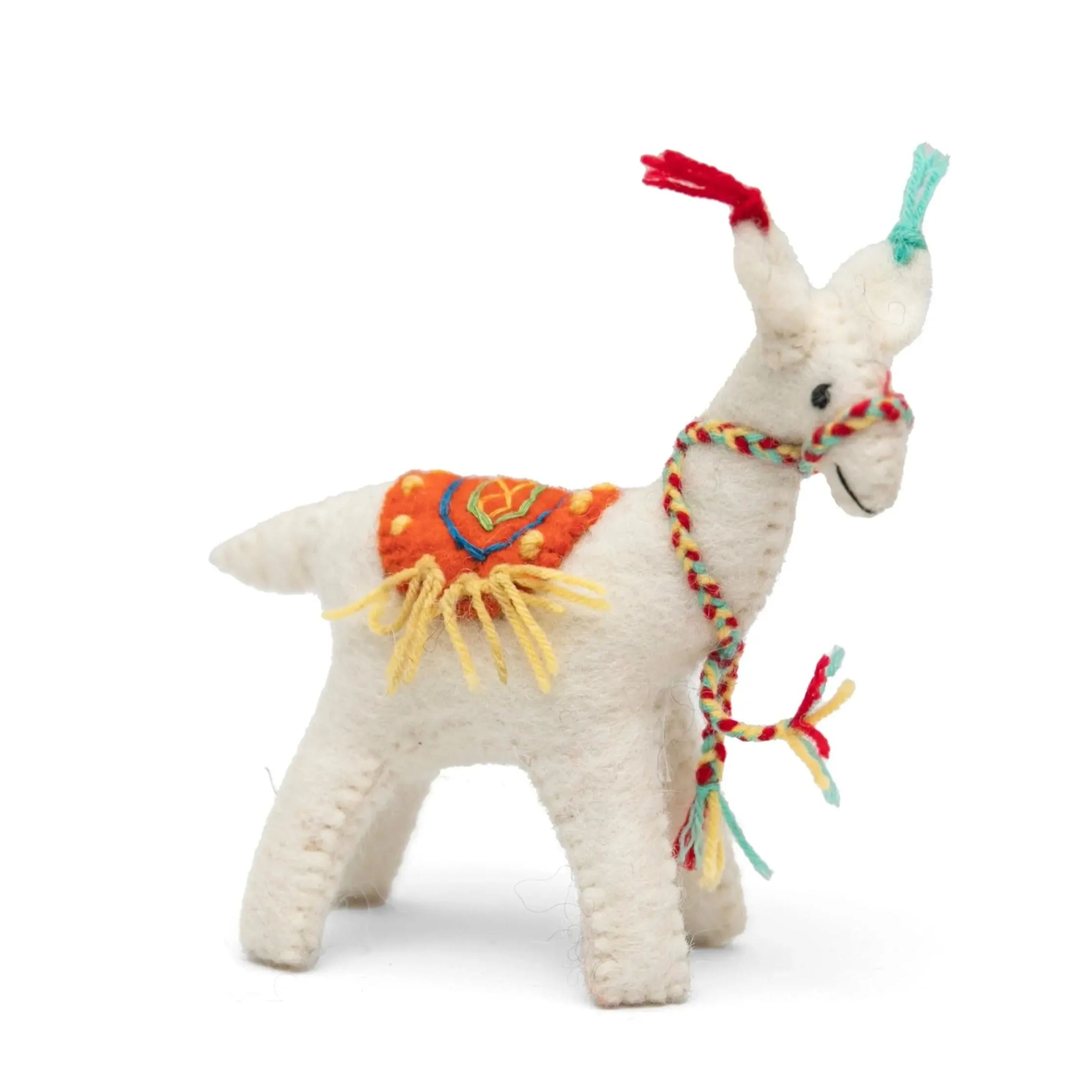 Desert Ship - Wool Felt Camel Toy, Showing Exotic Style and Warm Texture