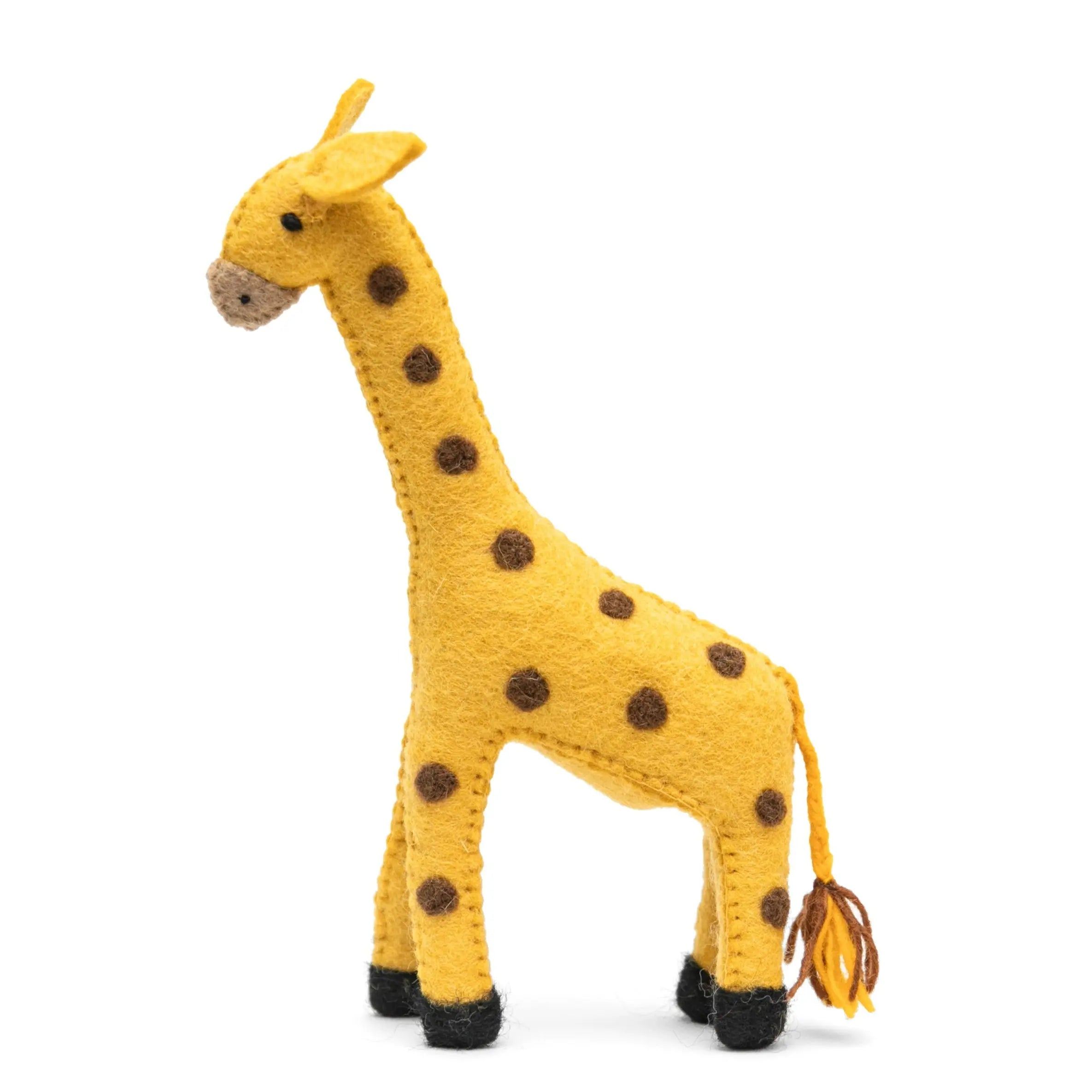 Warm and Healing - Wool Felt Giraffe Toys Accompany You On Your Fantasy Journey
