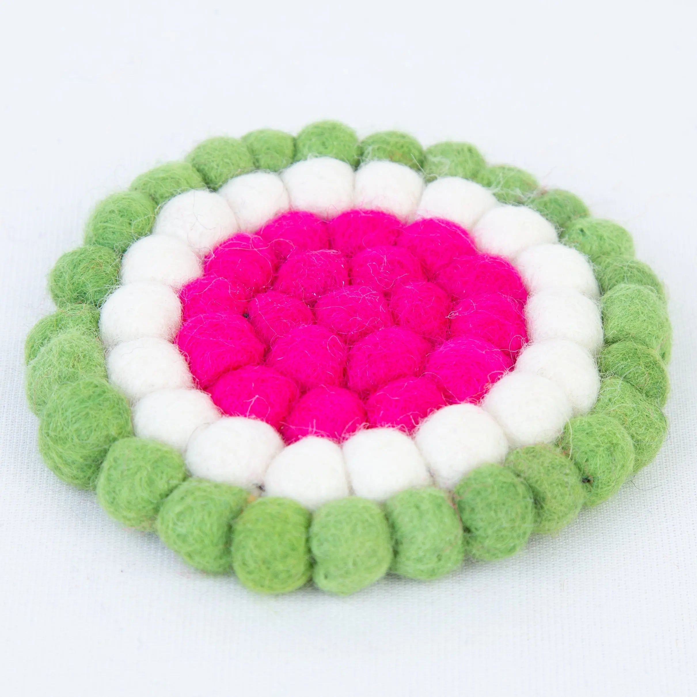 Vivid Colors - Soft and Durable Insulated Felt Coaster Set of 5