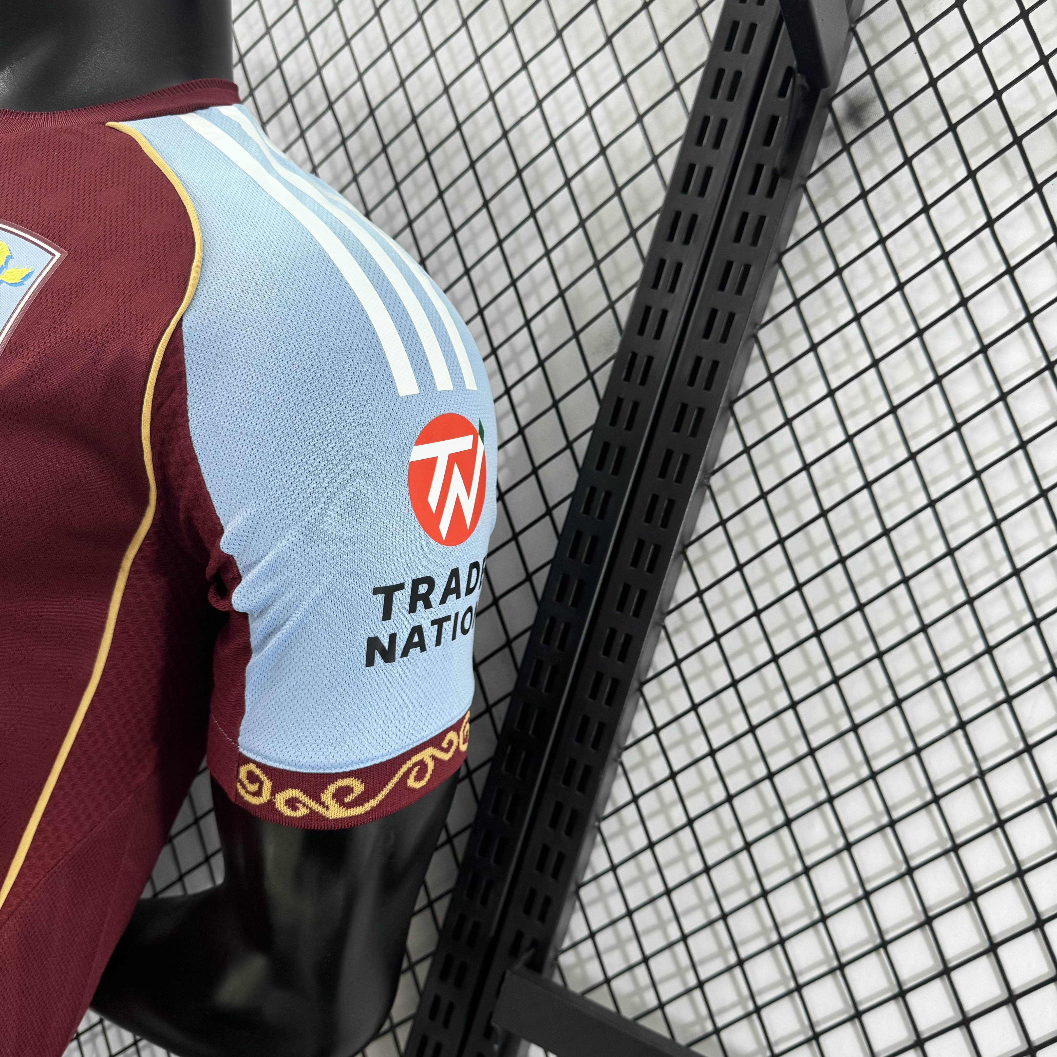 2025/2026 Player Version Astothtn Villthta Home Football Shirt Custom