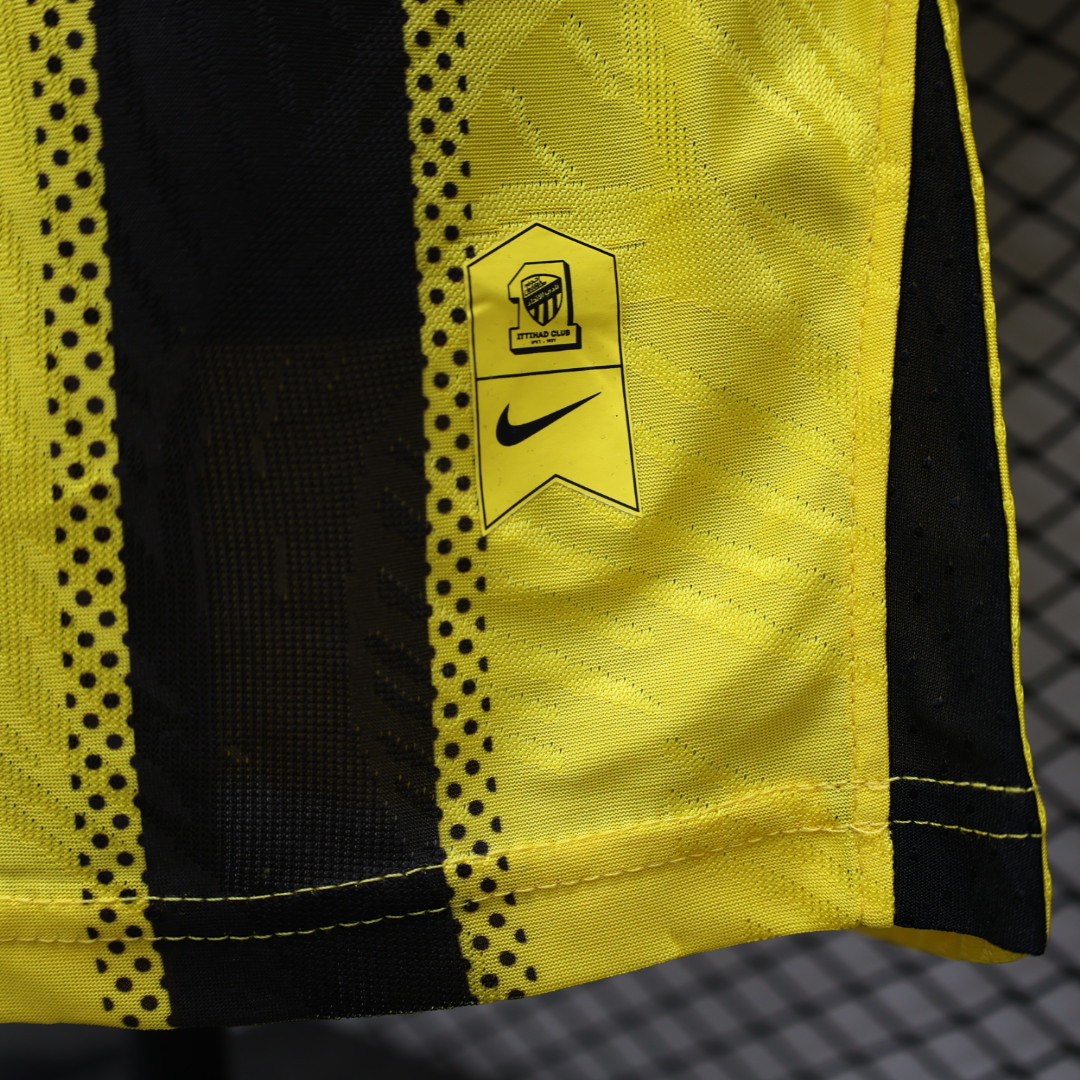 2024/2025 Player Edition Al Ittihad Home Football Jersey