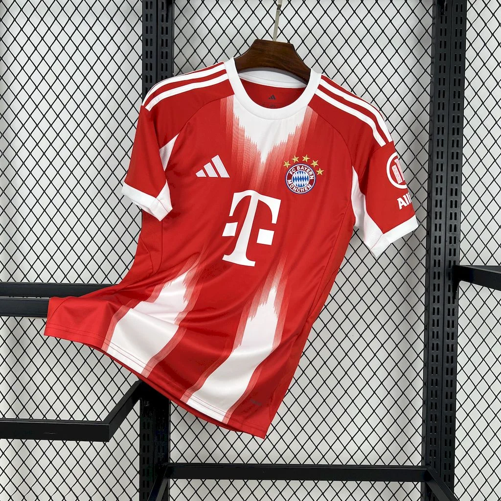 2025/2026 Bayerthtn Munchethtn Home Football Shirt Custom