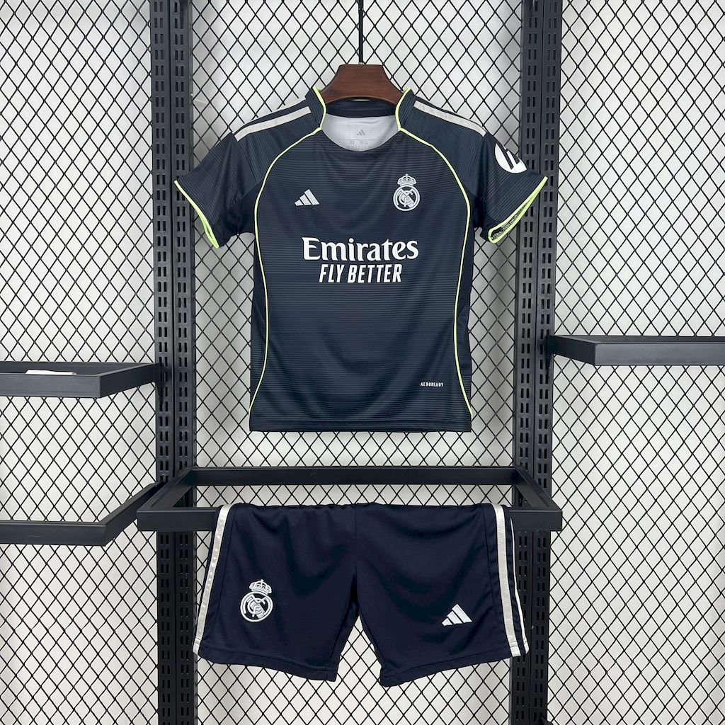 2025/2026 Real Mathtdrid Away Football Shirt Kids Size Custom number name