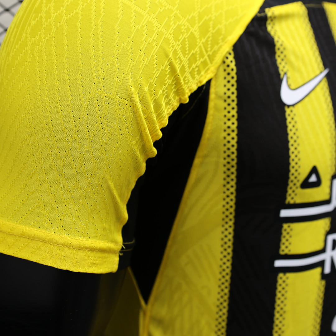 2024/2025 Player Edition Al Ittihad Home Football Jersey