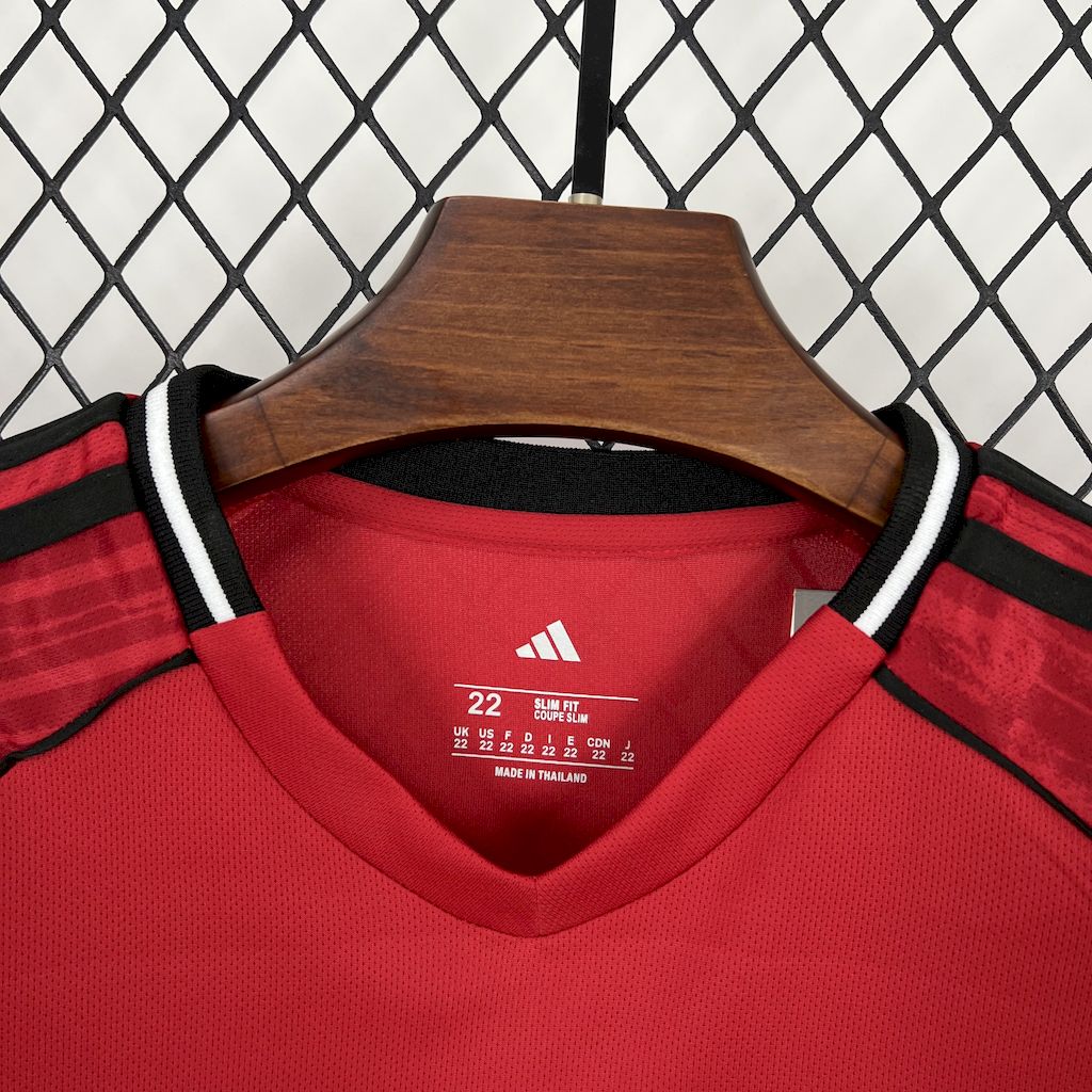 2025/2026 Manchethtster Unitethtd Home Football Shirt Kids Size Custom