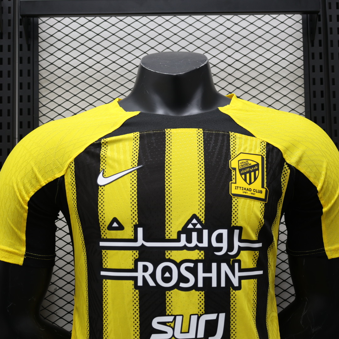 2024/2025 Player Edition Al Ittihad Home Football Jersey