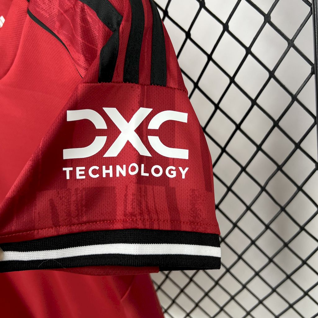 2025/2026 Manchethtster Unitethtd Home Football Shirt Kids Size Custom