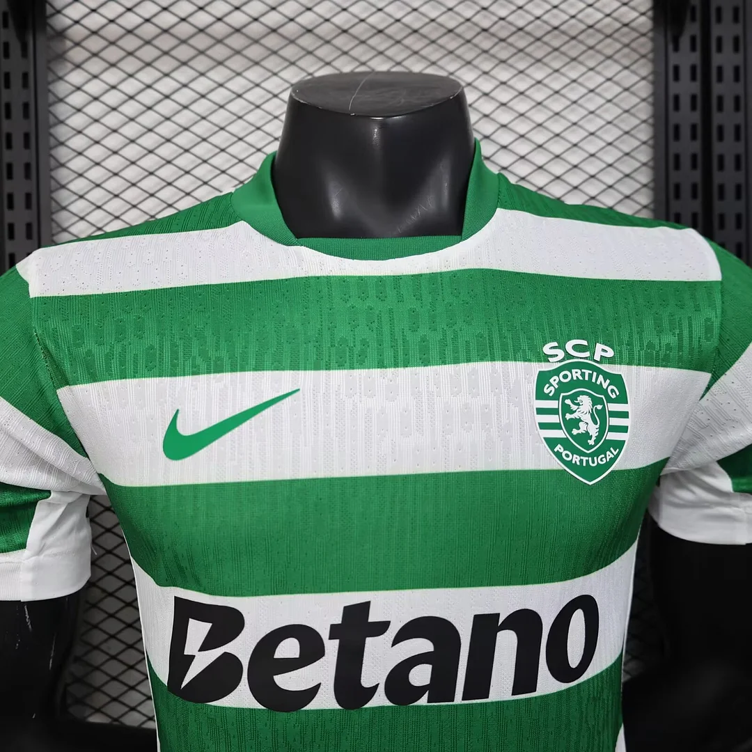 2025/2026 Player Version Sporting Listhtbon Home Football Shirt Custom
