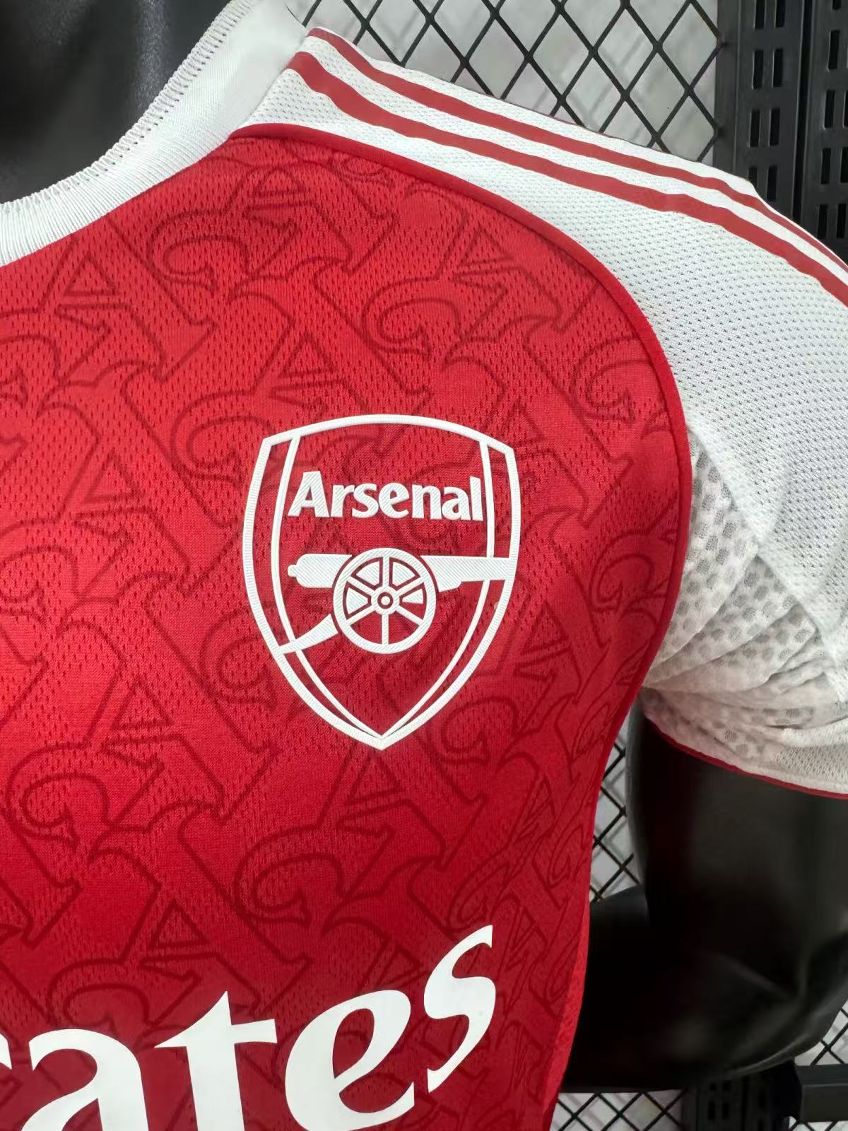 2025/2026 Long Sleeve Player Version Arsenathtl Home Football Shirt Custom
