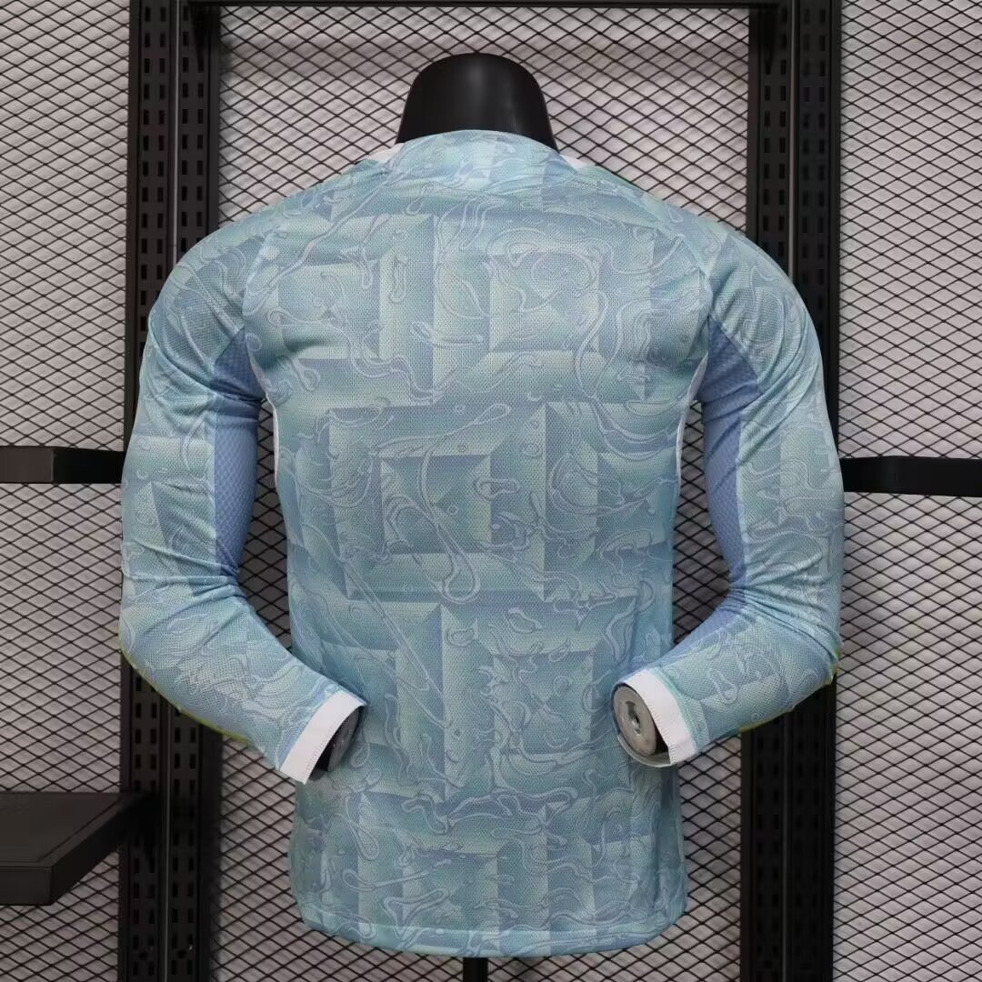 2025/2026 Player Version Long Sleeve Juventuthts Away Football Shirt Custom