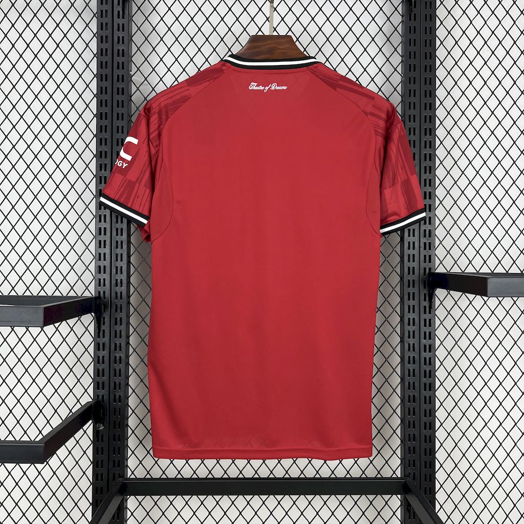 2025/2026 Manchethtster Unitethtd Home Football Shirt Custom