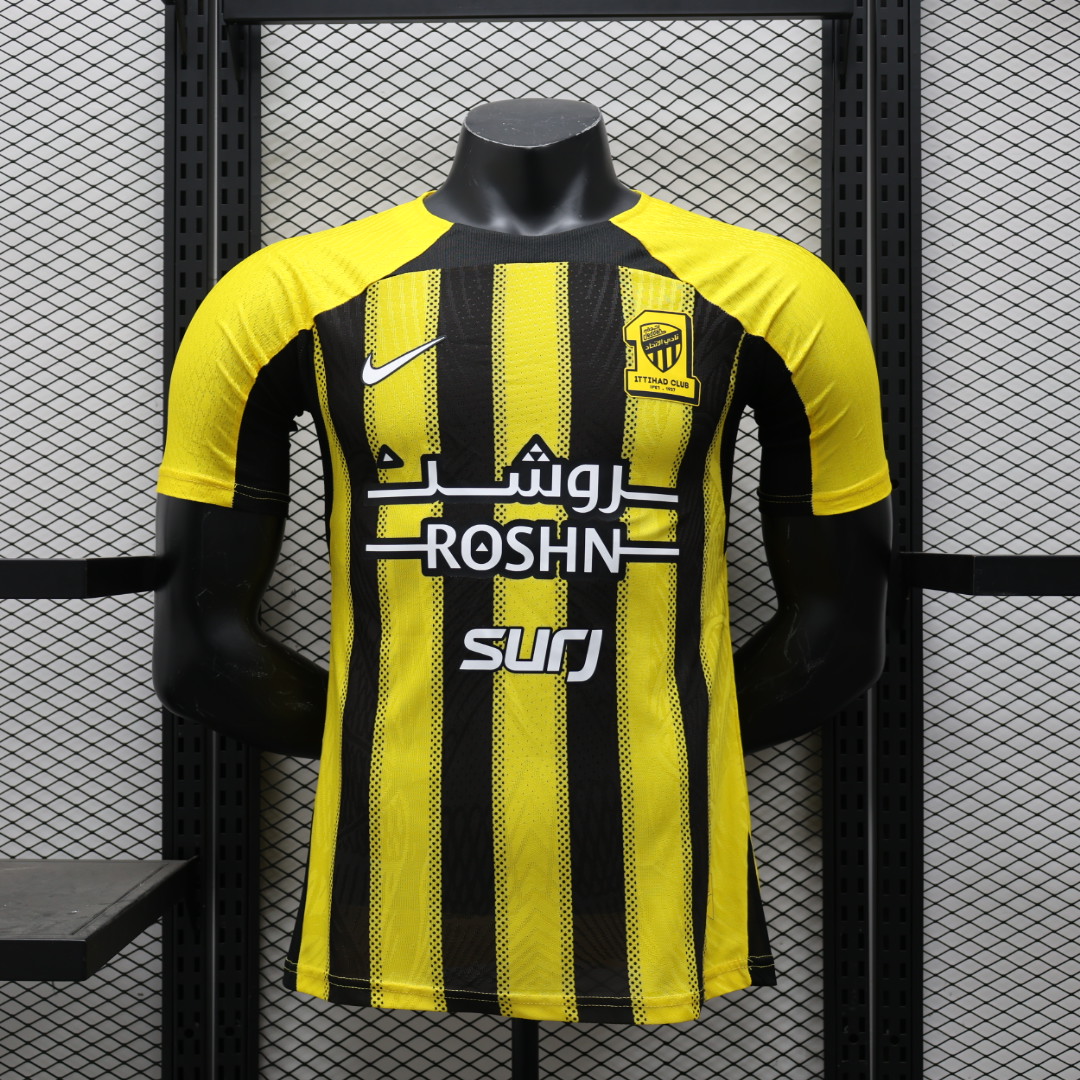 2024/2025 Player Edition Al Ittihad Home Football Jersey