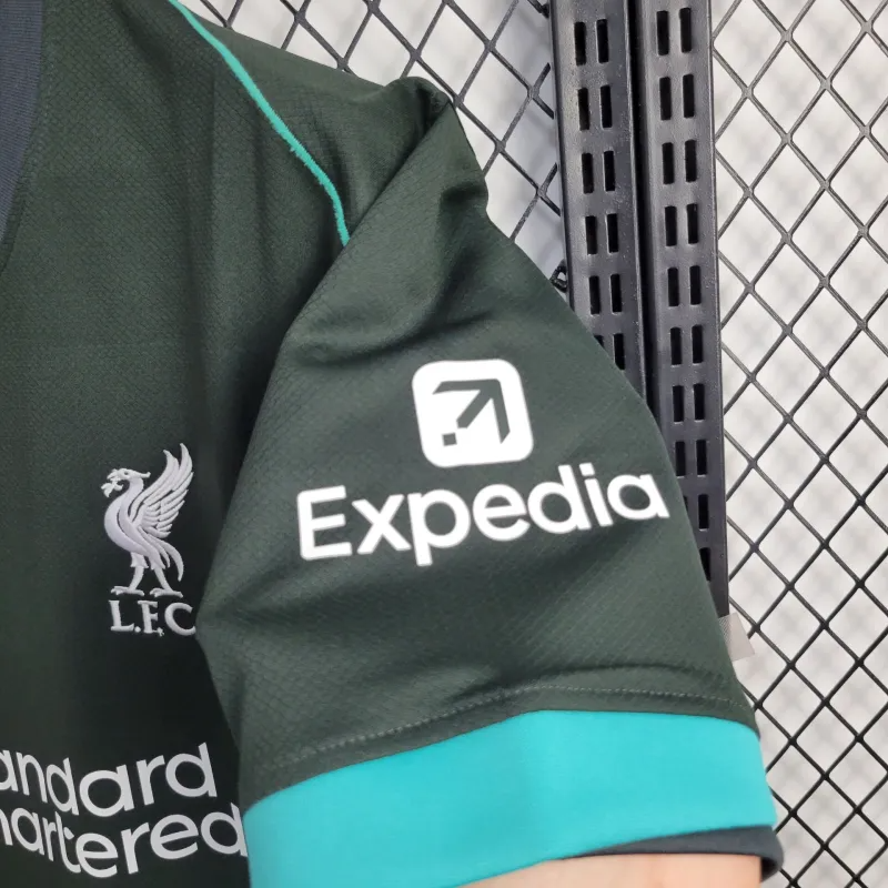 [CHAMPIONS]2024/2025 Liverpoothtl Away Gold Custom Football Shirt Custom