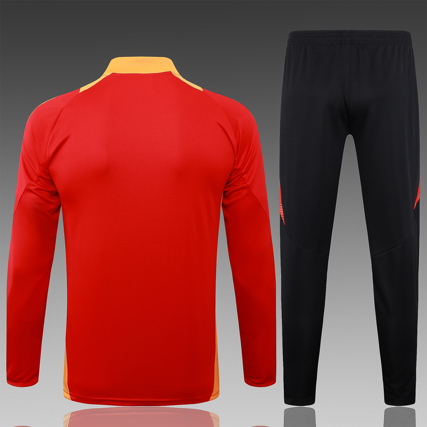 2024/2025 Bayerthtn Munchethtn Half-Pull Training Wear Red Football Shirt