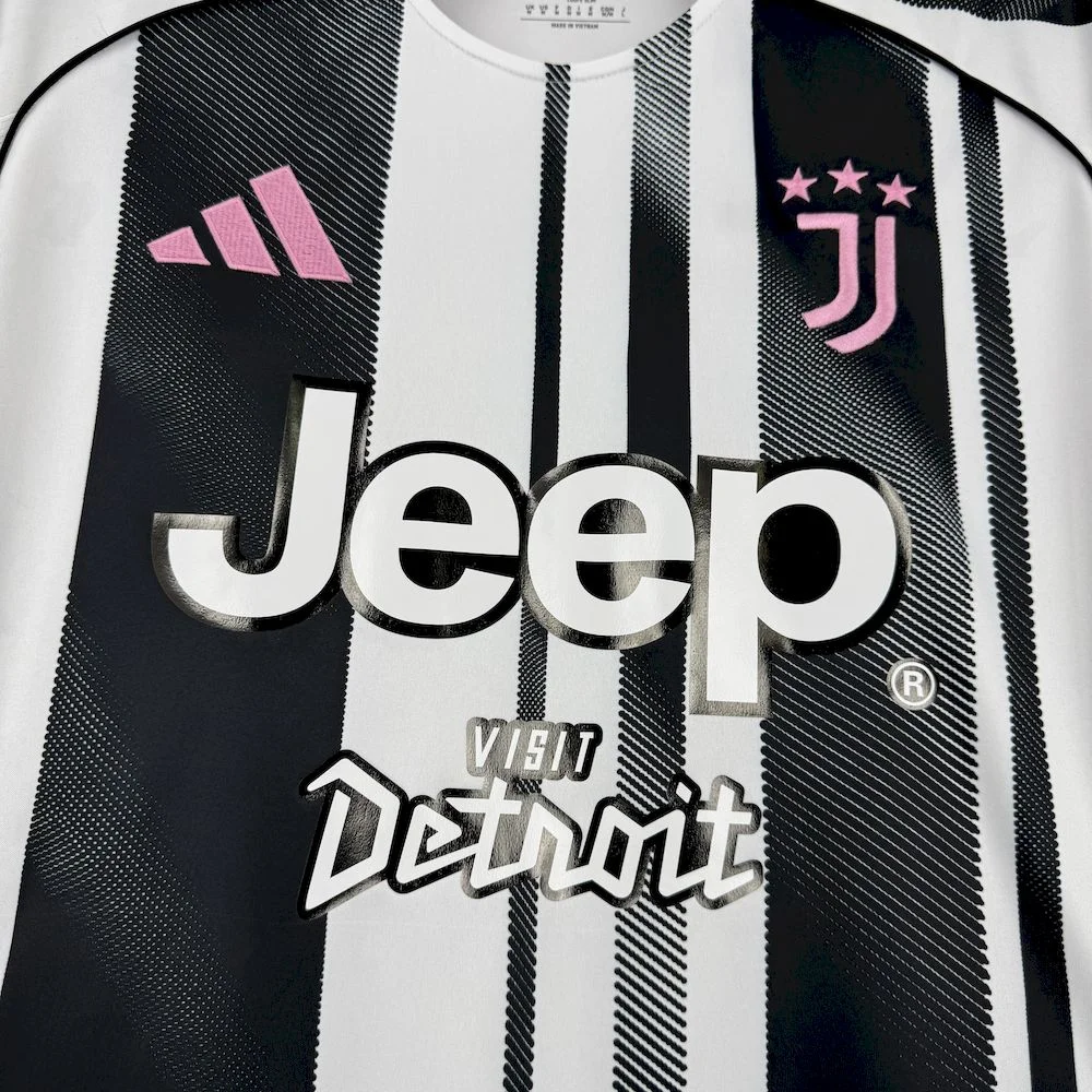 2025/2026 Juventus Home Football Shirt Custom