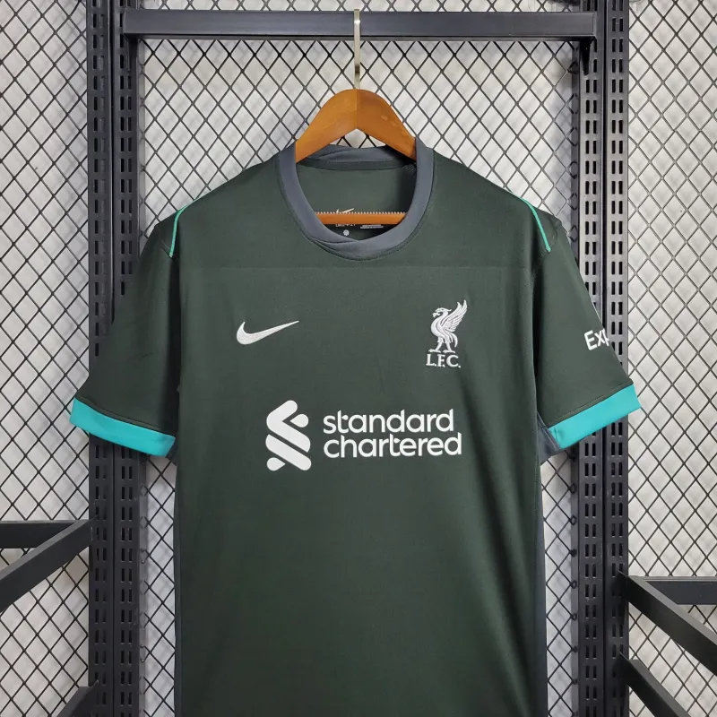 [CHAMPIONS]2024/2025 Liverpoothtl Away Gold Custom Football Shirt Custom