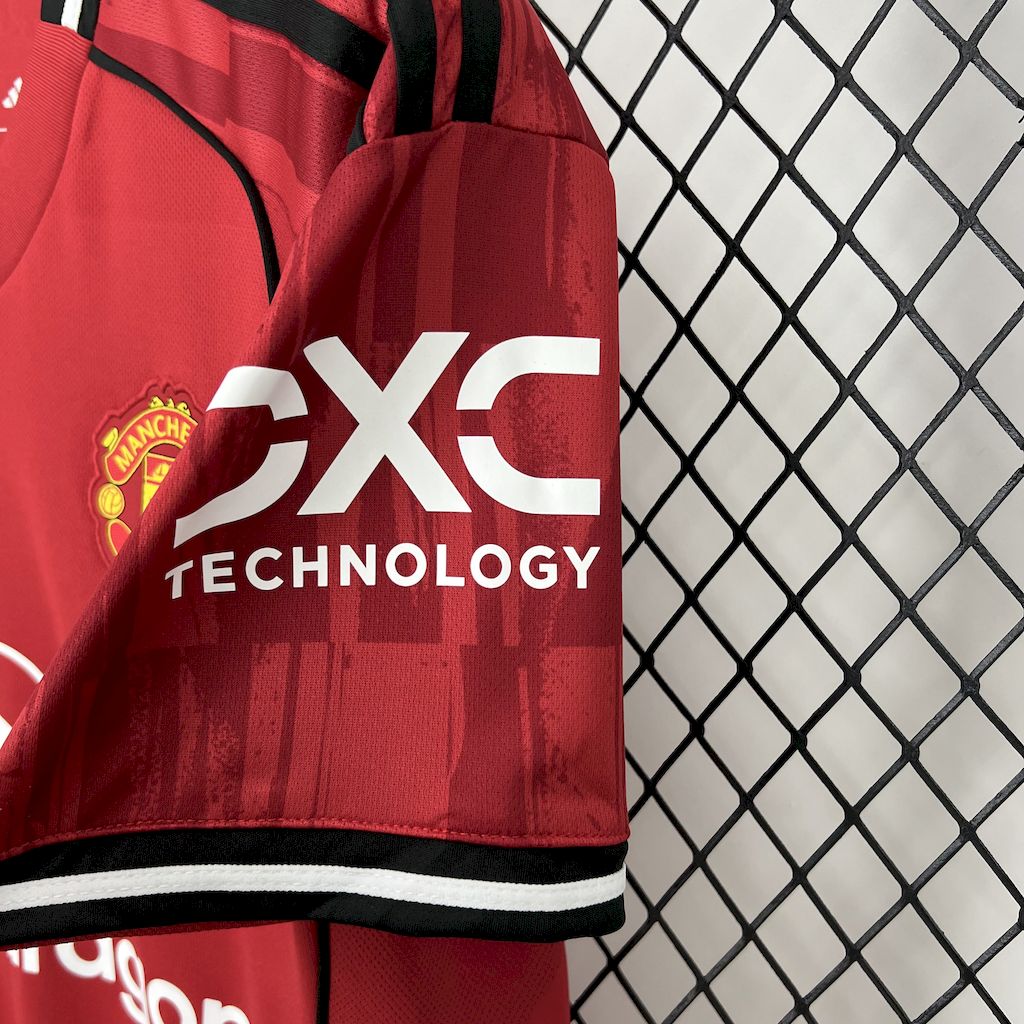 2025/2026 Manchethtster Unitethtd Home Football Shirt Custom