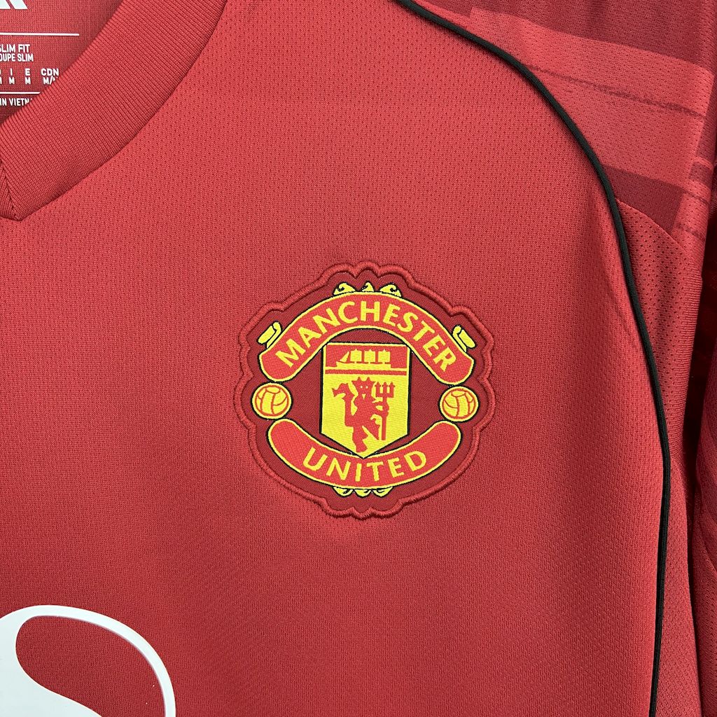 2025/2026 Manchethtster Unitethtd Home Football Shirt Custom