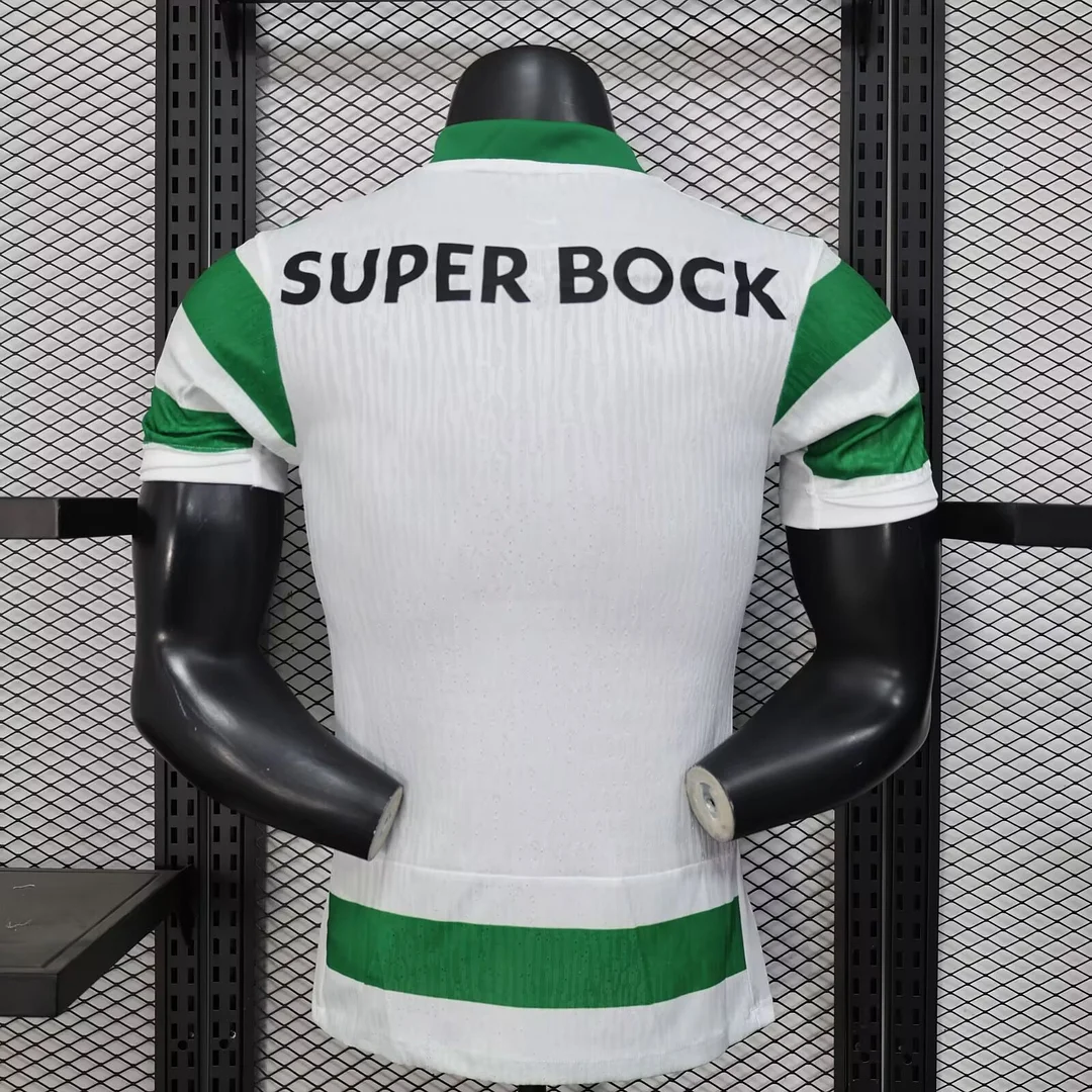 2025/2026 Player Version Sporting Listhtbon Home Football Shirt Custom