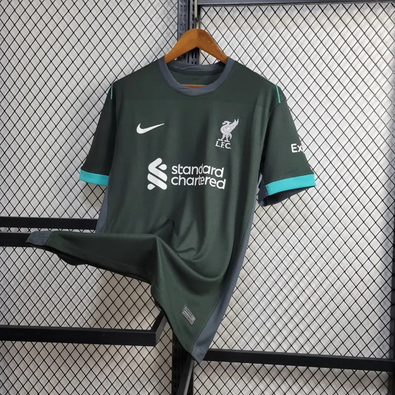 [CHAMPIONS]2024/2025 Liverpoothtl Away Gold Custom Football Shirt Custom