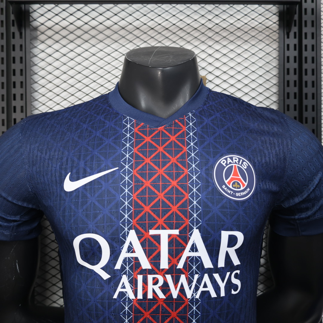 2025/2026 Player Version Parithts Saithtnt-Germain Home Football Shirt Custom