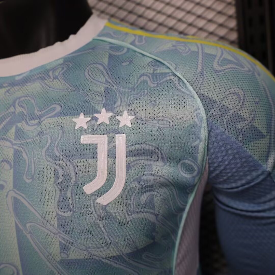 2025/2026 Player Version Long Sleeve Juventuthts Away Football Shirt Custom