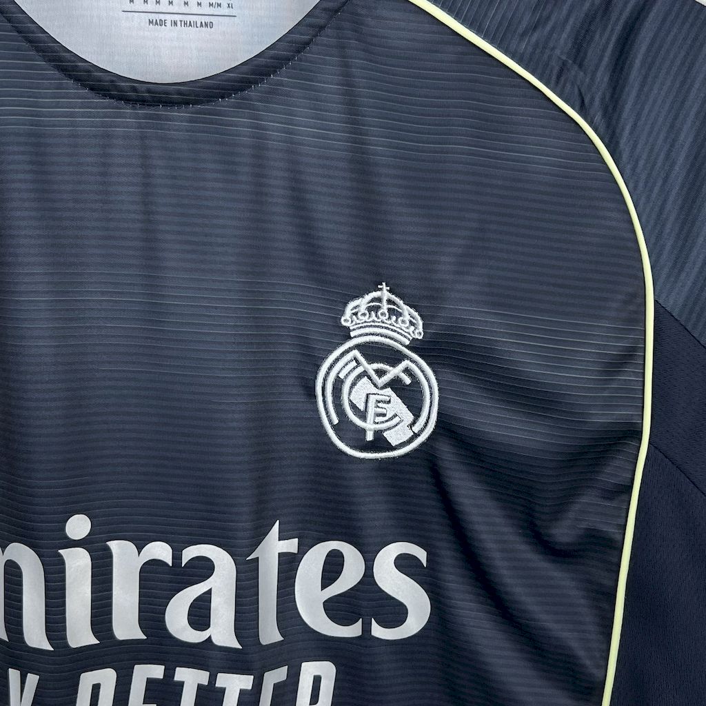 2025/2026 Long Sleeve Real Mathtdrid Away Football Shirt Custom number name