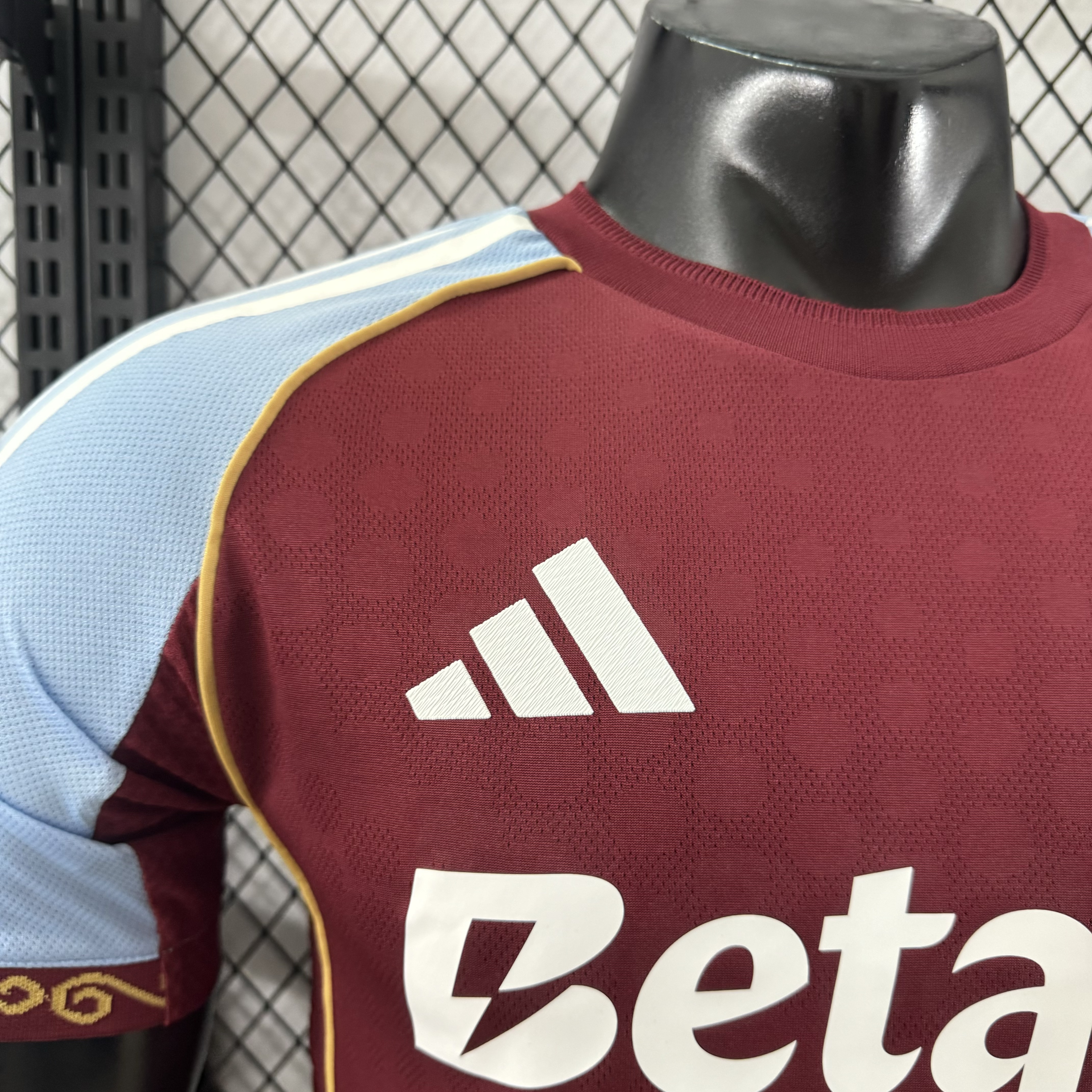 2025/2026 Player Version Astothtn Villthta Home Football Shirt Custom