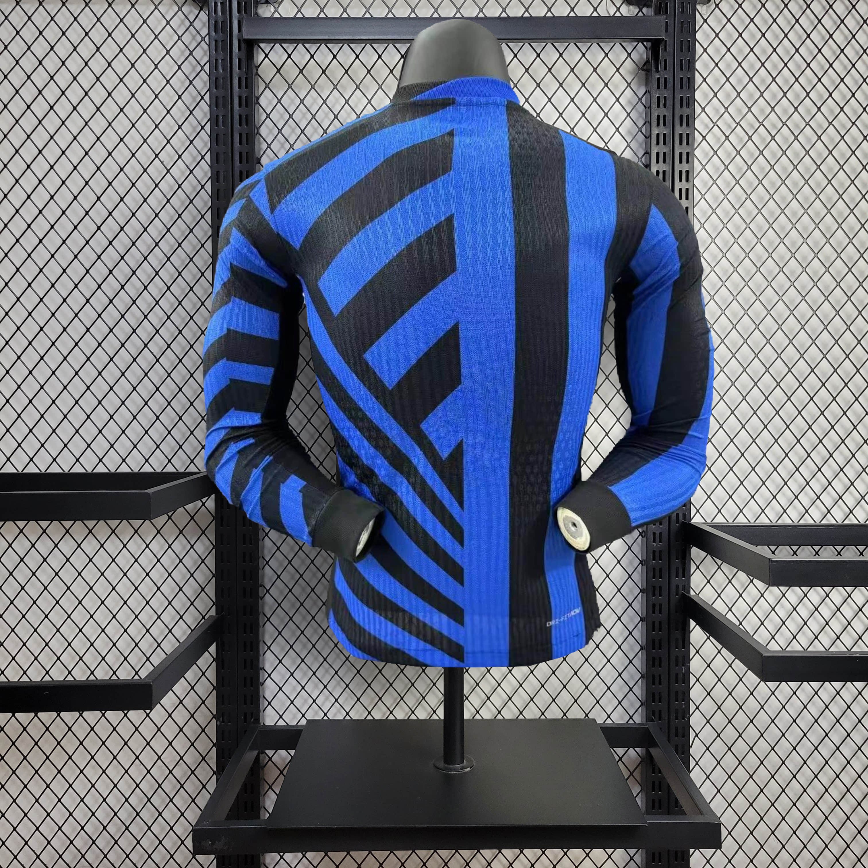 2024/2025 Long Sleeve Player Version Inter Milan Home Football Shirt 1:1 Thai Quality