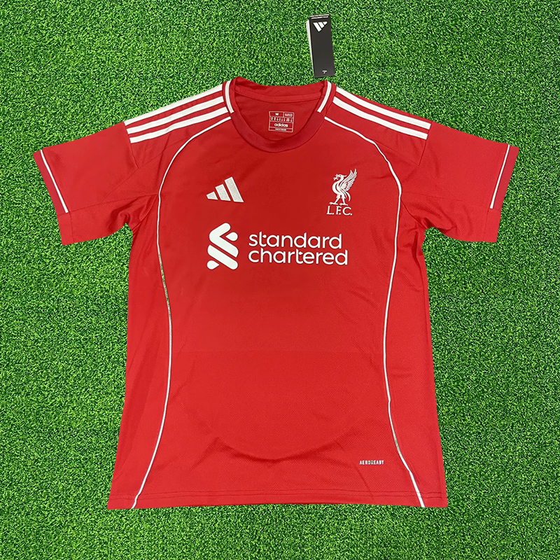 2025/2026 Liverpoothtl Home Football Shirt Custom