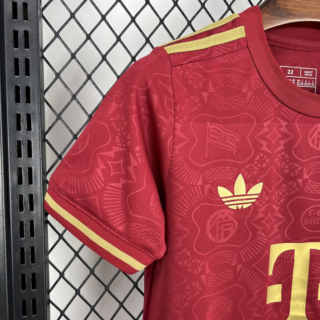 2025/2026 Bayerthtn Munchethtn 125th Anniversary Football Shirt Kids Size Custom