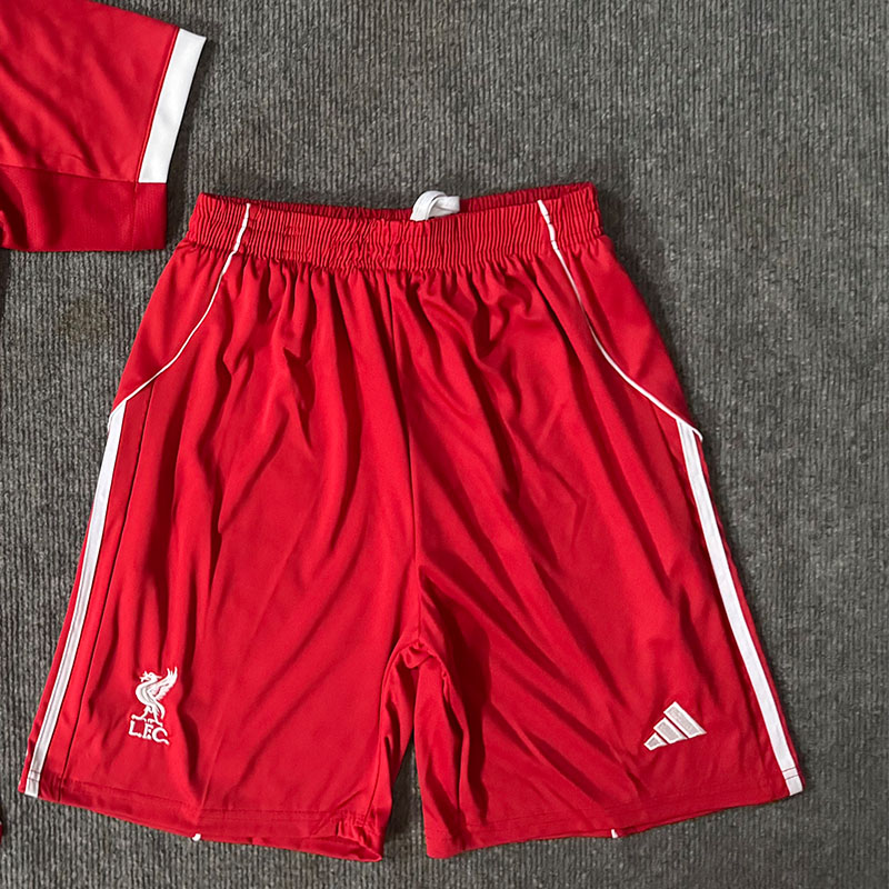 2025/2026 Player Version Liverpoothtl Home Shorts Custom