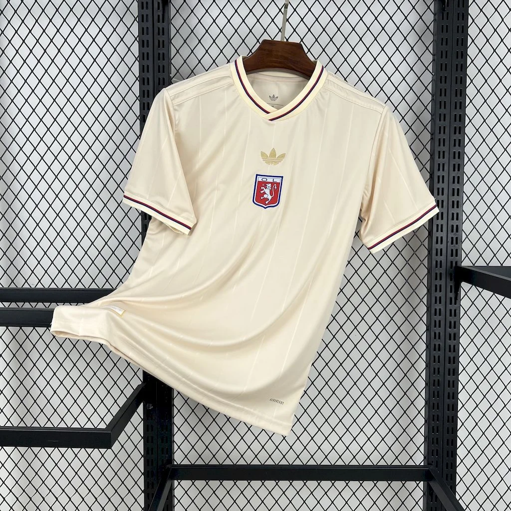 2025/2026 Olympique Lyonnais 75th Anniversary Edition Football Shirt