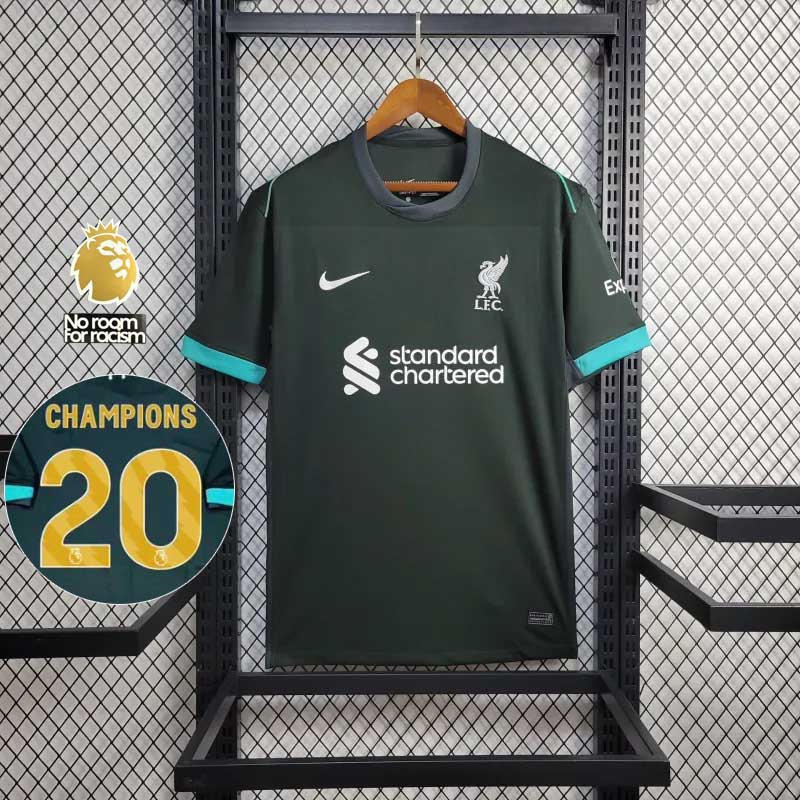 [CHAMPIONS]2024/2025 Liverpoothtl Away Gold Custom Football Shirt Custom