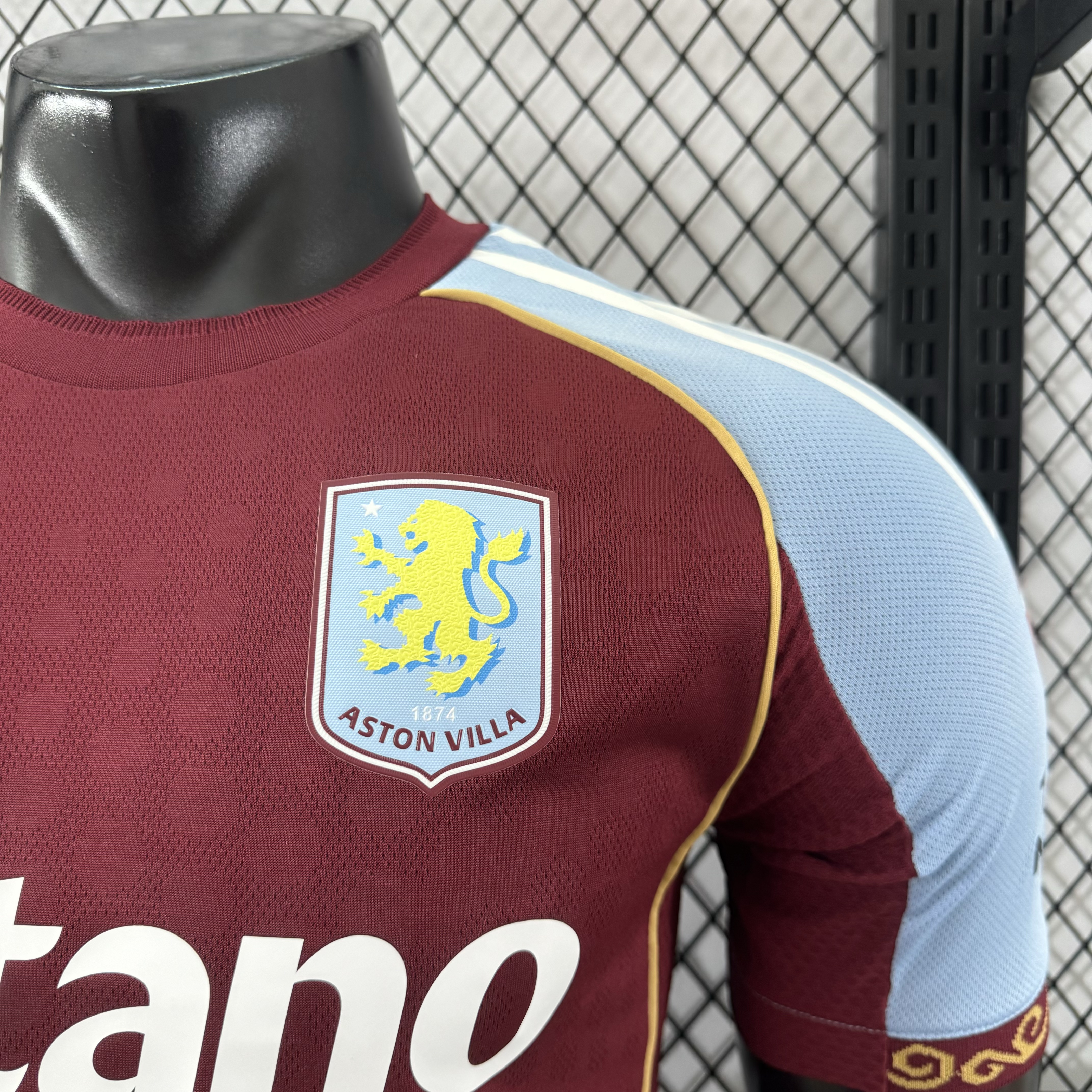 2025/2026 Player Version Astothtn Villthta Home Football Shirt Custom