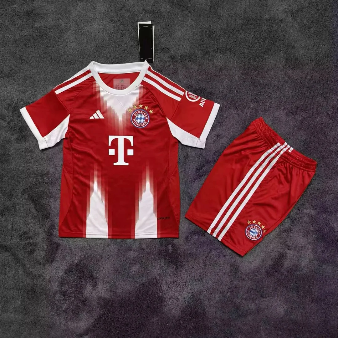 2025/2026 Bayerthtn Munchethtn home Football Shirt Kids Size Custom