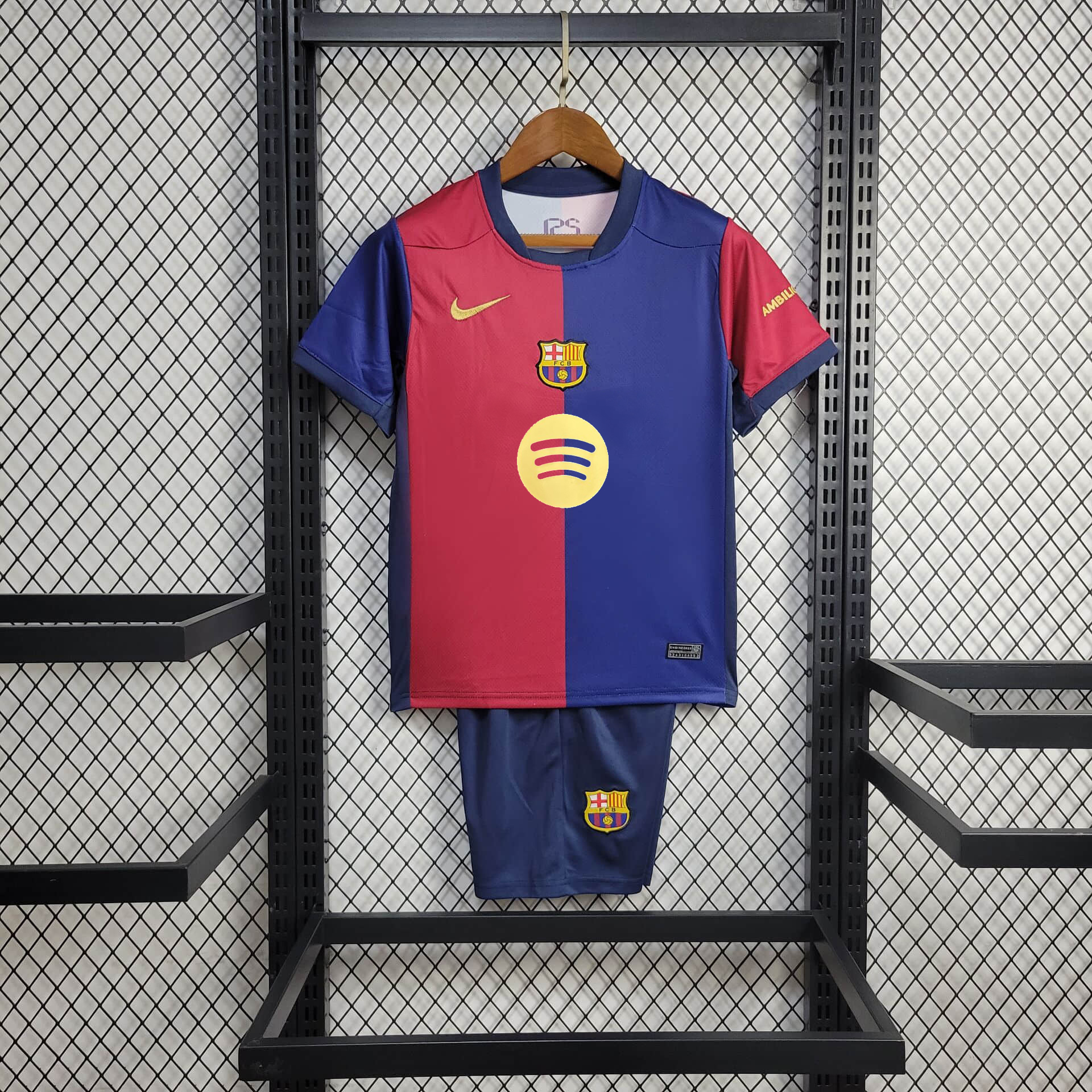 2024/2025 Barcelona Home Football Shirt Kids Size Custom