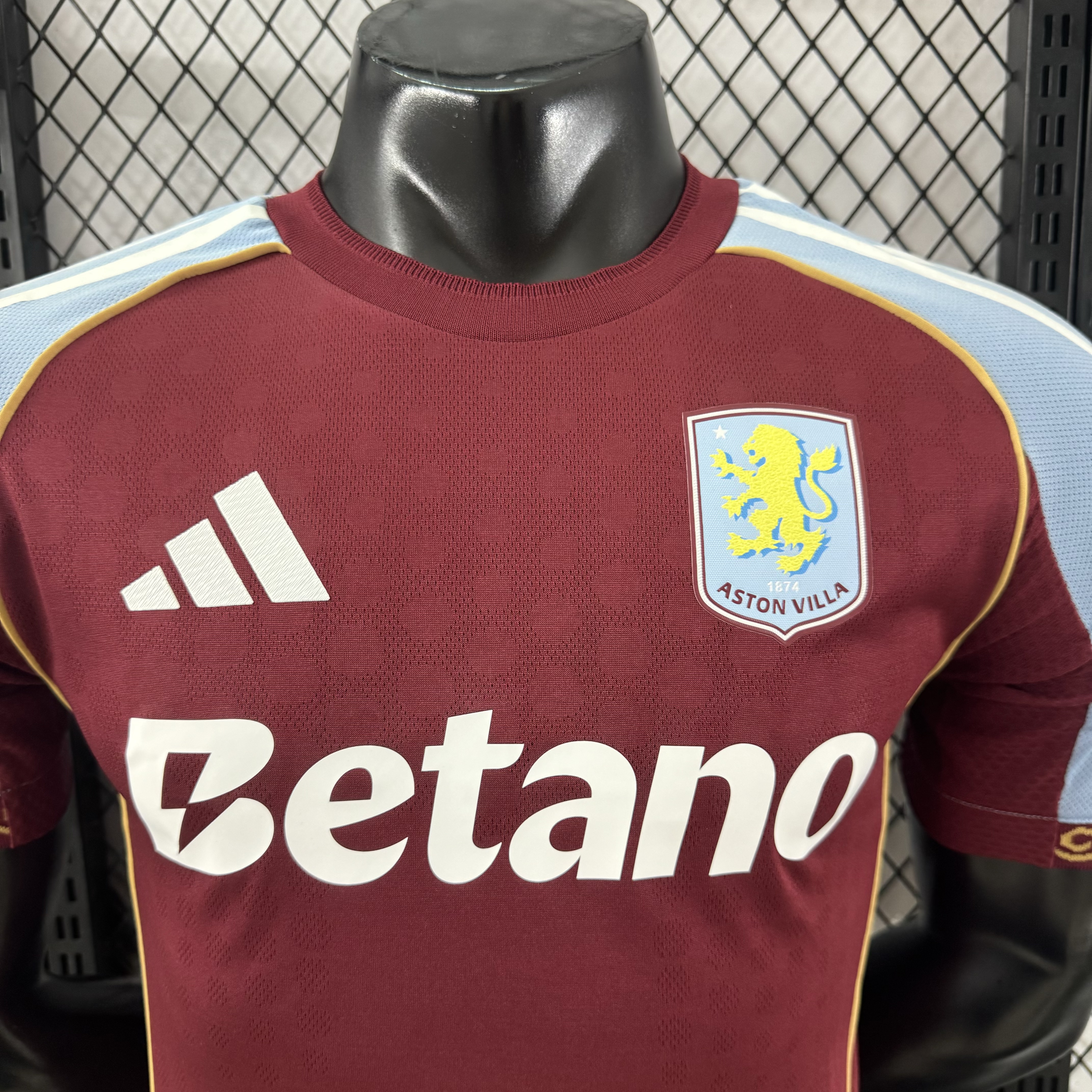 2025/2026 Player Version Astothtn Villthta Home Football Shirt Custom