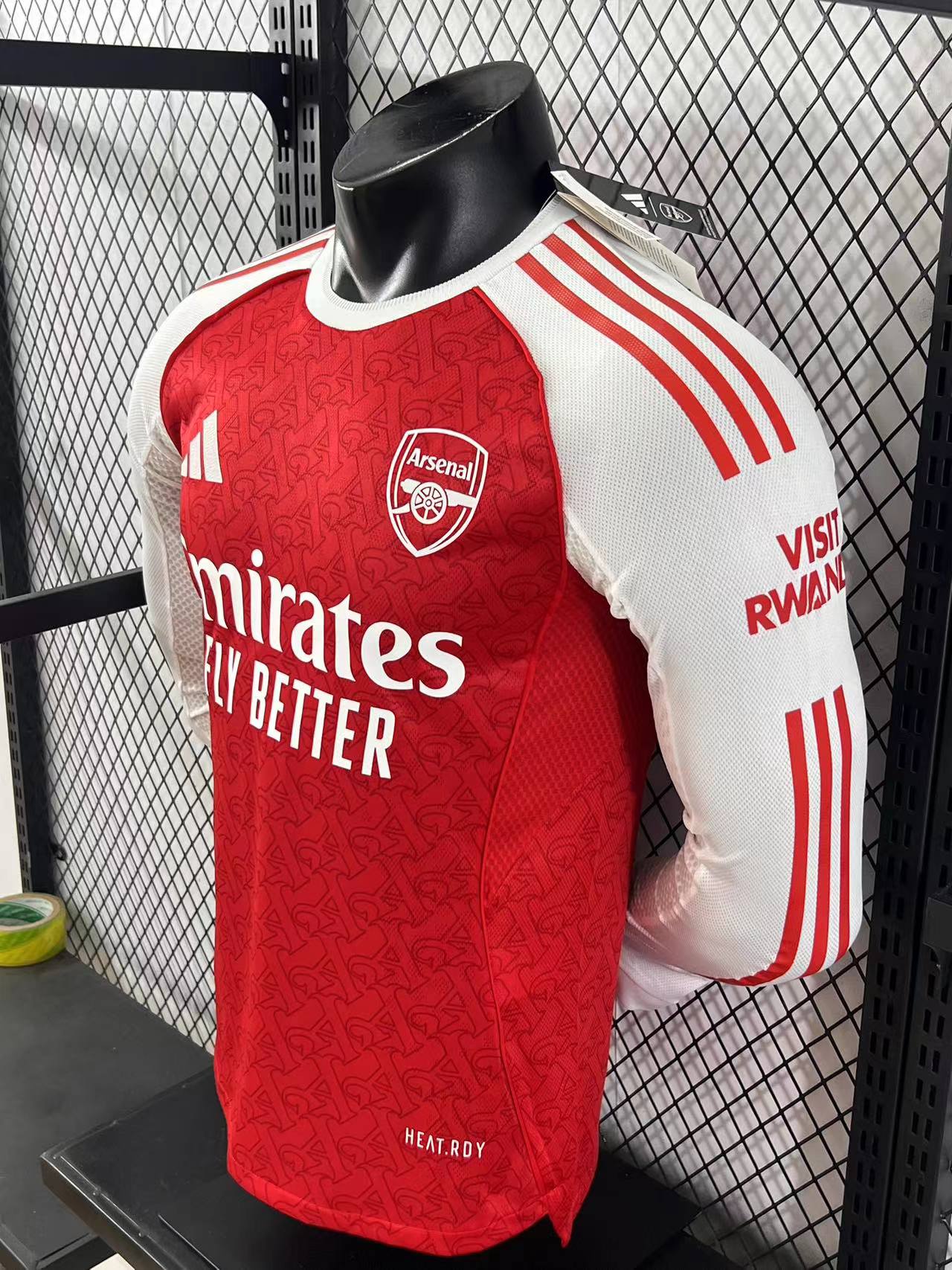 2025/2026 Long Sleeve Player Version Arsenathtl Home Football Shirt Custom