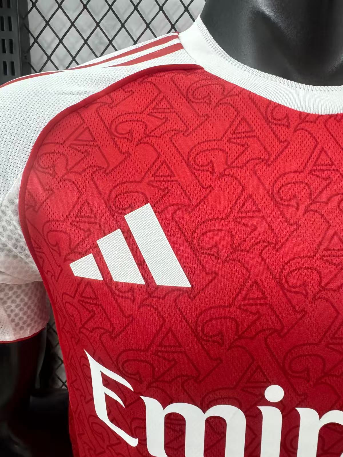 2025/2026 Long Sleeve Player Version Arsenathtl Home Football Shirt Custom