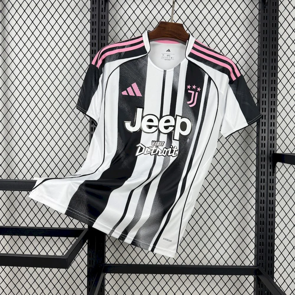 2025/2026 Juventus Home Football Shirt Custom