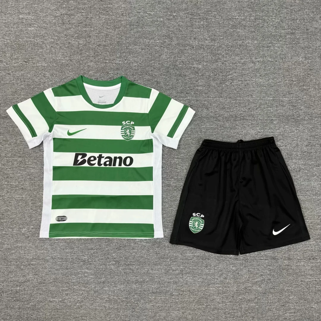 2025/2026 Sporting Listhtbon Home Football Shirt Kids Size Custom