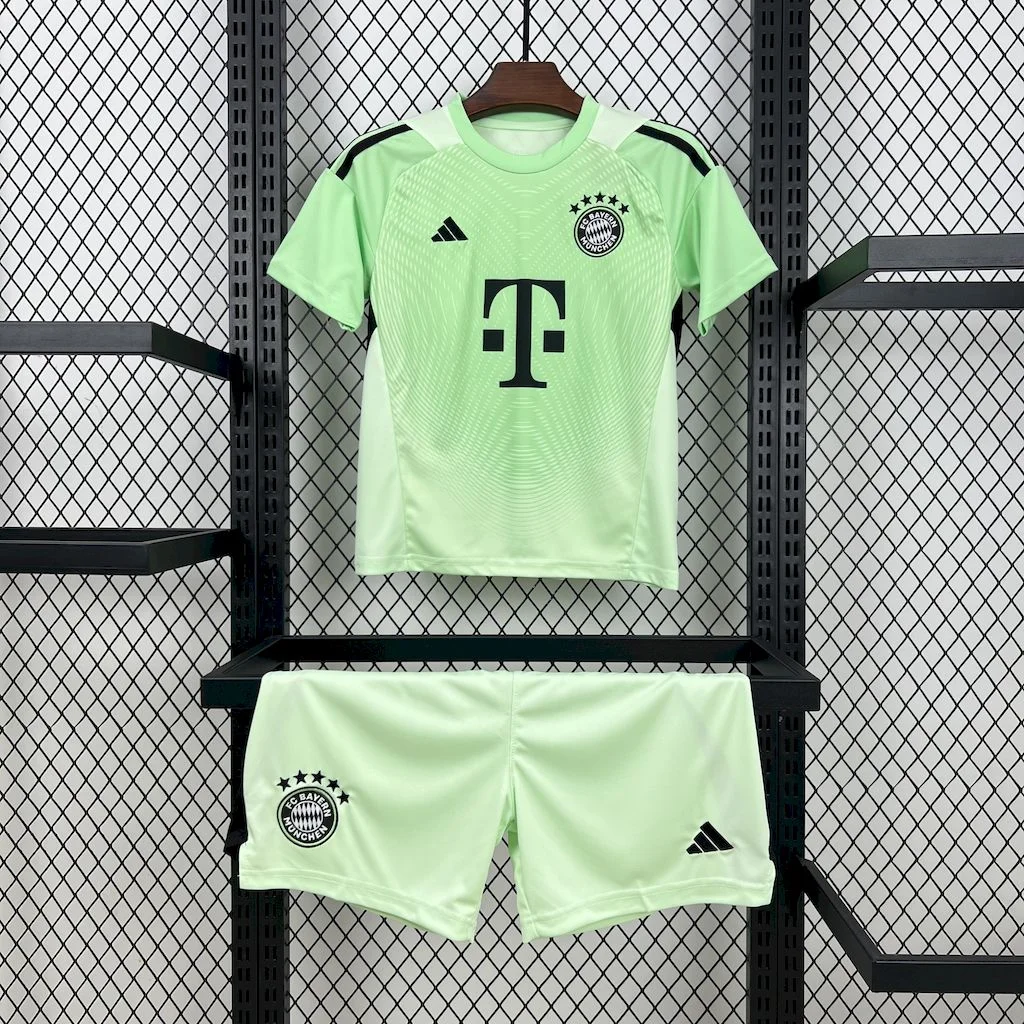 2025/2026 Bayerthtn Munchethtn Goalkeeper Football Shirt Kids Size Custom