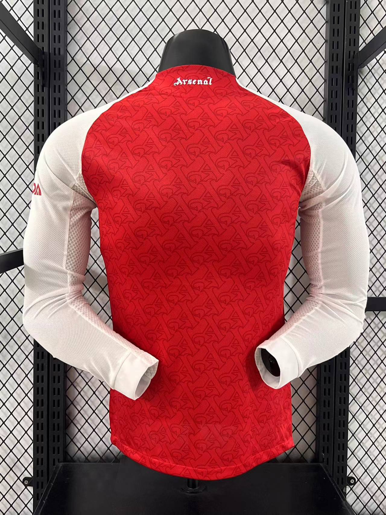 2025/2026 Long Sleeve Player Version Arsenathtl Home Football Shirt Custom
