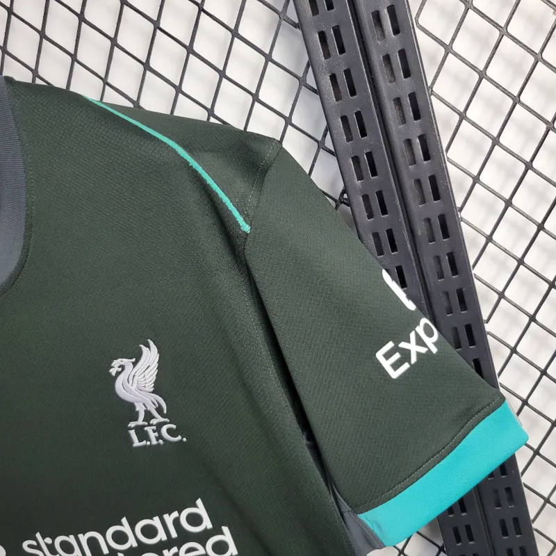 [CHAMPIONS]2024/2025 Liverpoothtl Away Gold Custom Football Shirt Custom