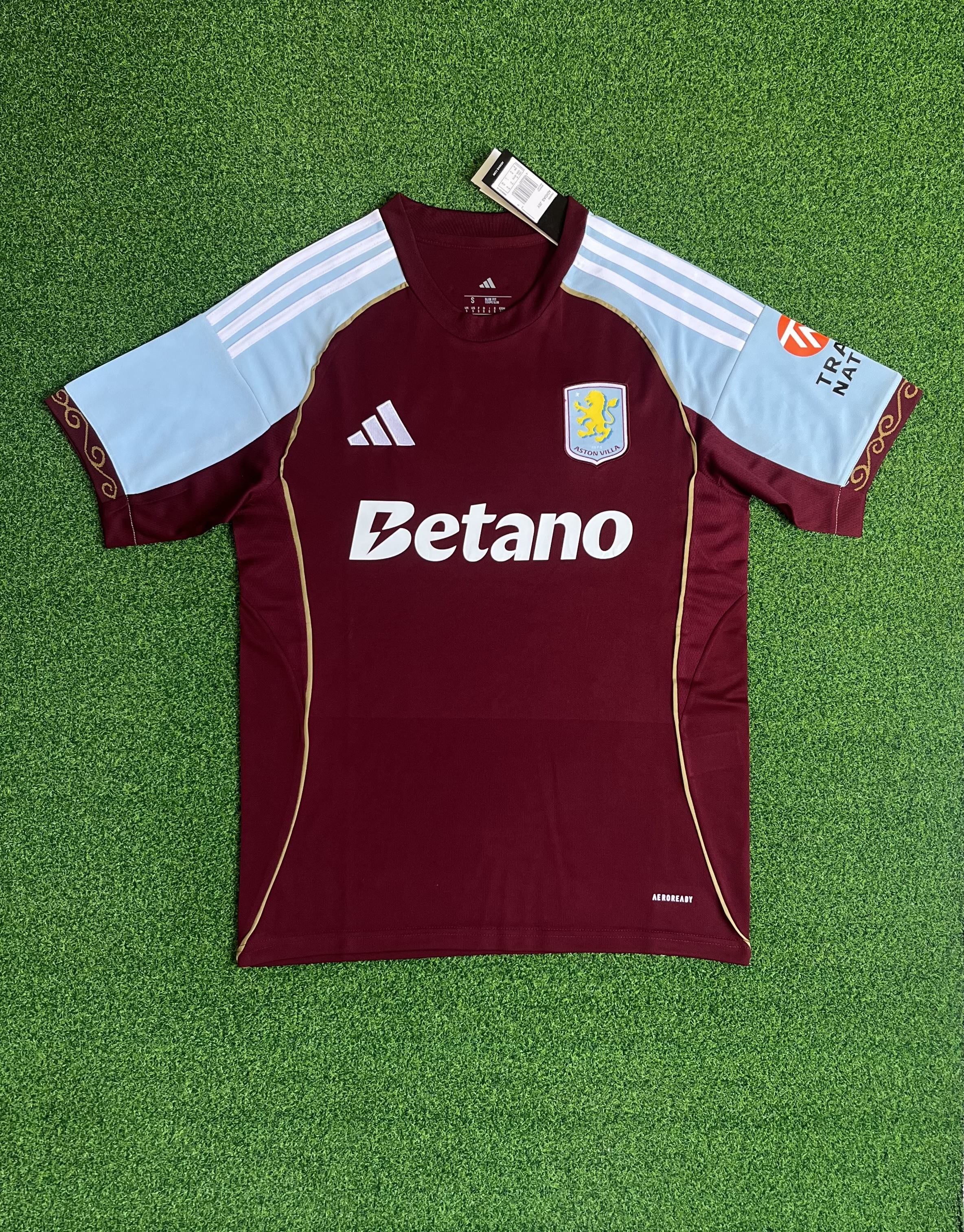 2025/2026 Astothtn Villthta Home Football Shirt Custom