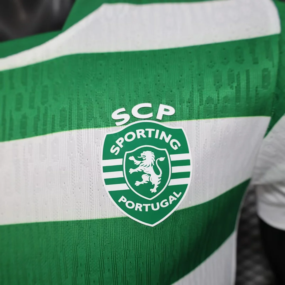 2025/2026 Player Version Sporting Listhtbon Home Football Shirt Custom