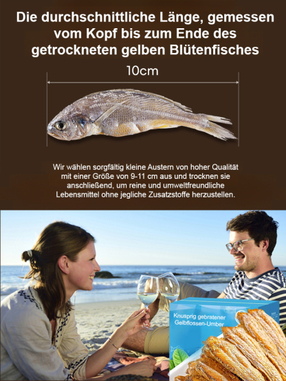 Fertig zum Genießen: Herzhaft-knusprige getrocknete Nordsee-Sprotten ❤ Nicht frittiert – kalorienarm ✅ MSC-zertifiziert aus nachhaltigem Wildfang