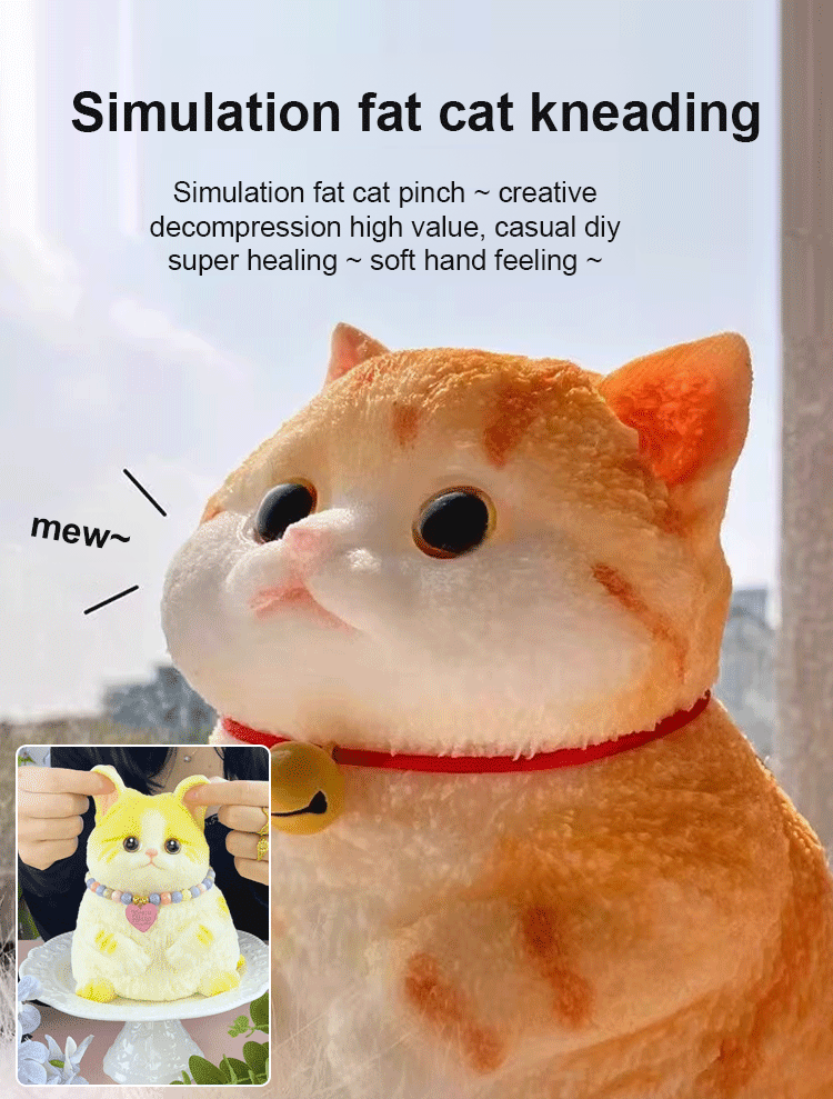 Simulation cat squeezing music